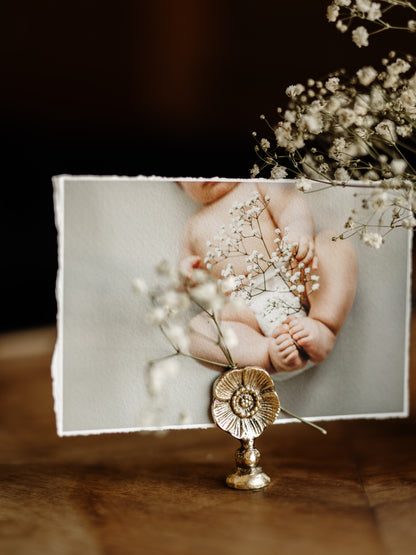 Porte Photo - La Fleur des Jours Heureux + 1 tirage 10x15 cm au choix