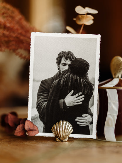 Porte Photo - La Coquille des Souvenirs + 1 tirage 10x15 cm au choix