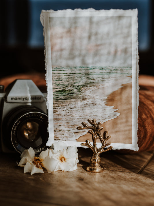 Porte Photo - Corail + 1 tirage 10x15 cm au choix